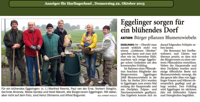 Anzeiger fr Harlingerland , Donnerstag 22. Oktober 2015